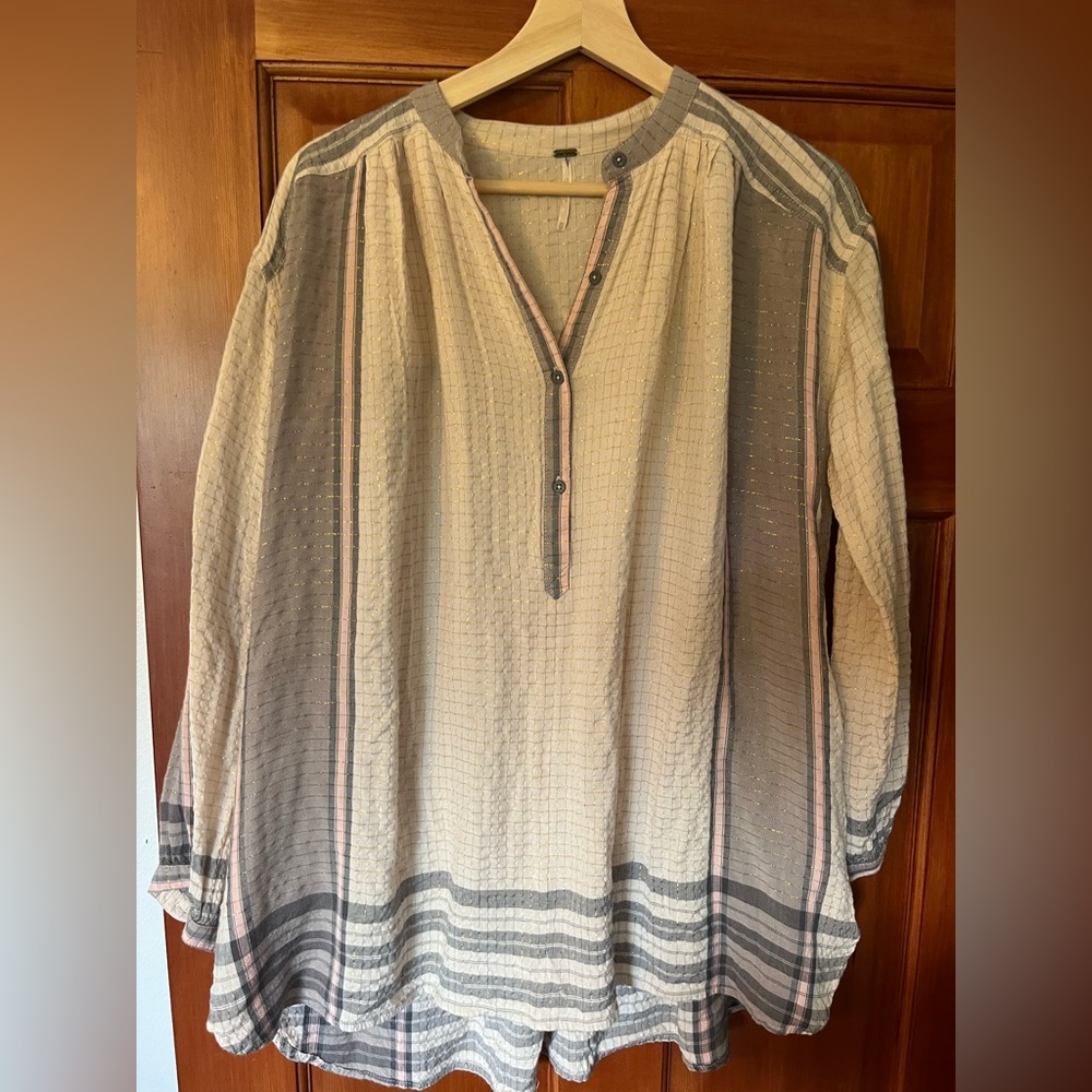 Free People oversized blouse